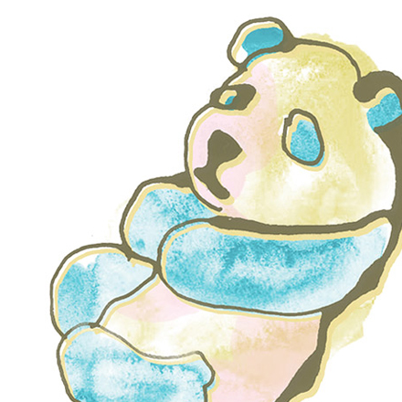 お昼寝が大好きなパンダ